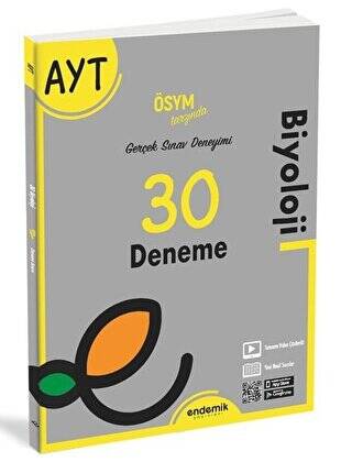 AYT Biyoloji 30 Deneme Sınavı - 1