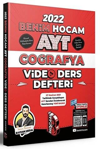 2022 AYT Coğrafya Video Ders Defteri - 1