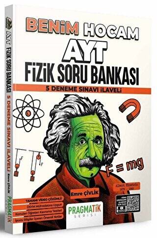 2022 AYT Fizik Soru Bankası 5 Deneme Sınavı İlaveli Pragmatik Serisi - 1