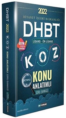 2022 DHBT Koz Lisans Önlisans Konu Anlatımlı Soru Bankası - 1
