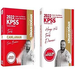 2022 Hangi KPSS Tarih Soru + 15 Deneme 2`li Set Sinan Doğan - 1