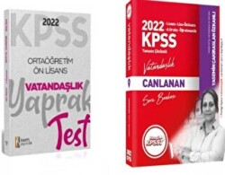 2022 Hangi KPSS Vatandaşlık Soru Bankası - İsem Lise Ön Lisans Vatandaşlık Yaprak Test 2si Bir Arada - 1