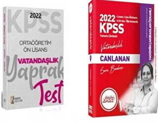 2022 Hangi KPSS Vatandaşlık Soru Bankası - İsem Lise Ön Lisans Vatandaşlık Yaprak Test 2si Bir Arada - 1