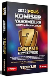 2022 Komiser Yardımcılığı Sınavlarına Hazırlık Tamamı Çözümlü 7 Deneme - 1