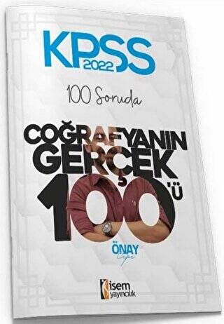 2022 KPSS 100 Soruda Coğrafyanın Gerçek 100`ü Deneme - 1