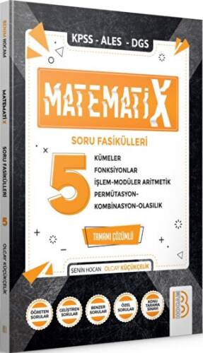 2022 KPSS ALES DGS MatematiX Soru Fasikülleri 5 - 1