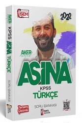 2022 KPSS Aşina Türkçe Tamamı Çözümlü Soru Bankası - 1