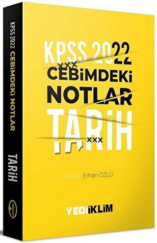 2022 KPSS Cebimdeki Notlar Tarih Kitapçığı - 1