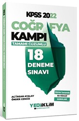 2022 KPSS Coğrafya Kampı Tamamı Çözümlü 18 Deneme Sınavı - 1