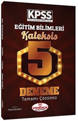 KPSS Eğitim Bilimleri Kateksis Çözümlü 5 Deneme - 1