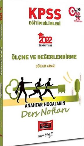 2022 KPSS Eğitim Bilimleri Ölçme ve Değerlendirme Anahtar Hocaların Ders Notları - 1