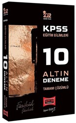 2022 KPSS Eğitim Bilimleri Tamamı Çözümlü Fasikül Fasikül 10 Altın Deneme - Yargı Yayınevi