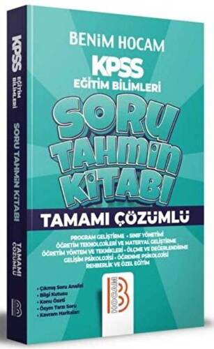 2022 KPSS Eğitim Bilimleri Tamamı Çözümlü Soru Tahmin Kitabı - 1
