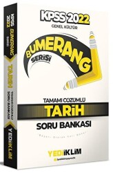 2022 KPSS Genel Kültür Bumerang Tarih Tamamı Çözümlü Soru Bankası - Yediiklim Yayınları