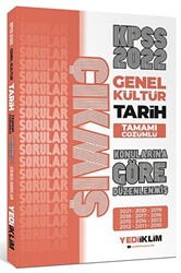 2022 KPSS Genel Kültür Tarih Konularına Göre Tamamı Çözümlü Çıkmış Sorular - 1