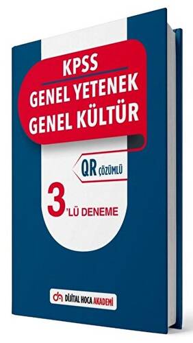 KPSS Genel Yetenek Genel Kültür QR Çözümlü 3 Deneme - 1