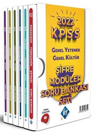2022 KPSS Genel Yetenek Genel Kültür Şifre Modüler Soru Bankası Seti Video Çözümlü - 1