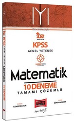 2022 KPSS Genel Yetenek Hedef Serisi IYI Matematik Tamamı Çözümlü 10 Deneme Sınavı - Yargı Yayınevi