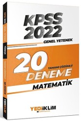 2022 KPSS Genel Yetenek Matematik Tamamı Çözümlü 20 Deneme Sınavı - 1