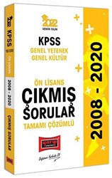 2022 KPSS GY GK Ön Lisans Tamamı Çözümlü Çıkmış Sorular - Yargı Yayınevi