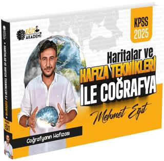 Mehmet Eğit MEB-AGS KPSS Haritalar ve Hafıza Teknikleriyle Coğrafya - 1