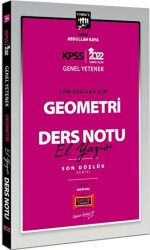 2022 KPSS Lisans Genel Yetenek Tüm Adaylar İçin Son Düzlük 5 Yargıç Serisi Geometri El Yazısı Ders Notu - 1