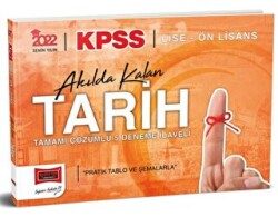 2022 KPSS Lise Ön Lisans Akılda Kalan Tarih Tamamı Çözümlü İlaveli 5 Deneme - Yargı Yayınevi