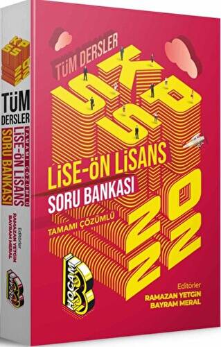 2022 KPSS Lise Ön Lisans Tamamı Çözümlü Tüm Dersler Soru Bankası - 1