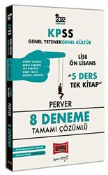 2022 KPSS Lise Önlisans GYGK Perver 8 Deneme Çözümlü - Yargı Yayınevi