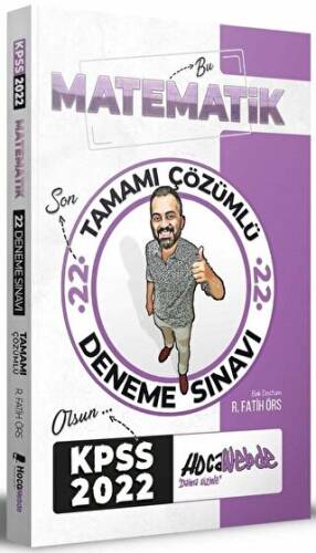 2022 KPSS Matematik 22 Deneme Çözümlü - 1