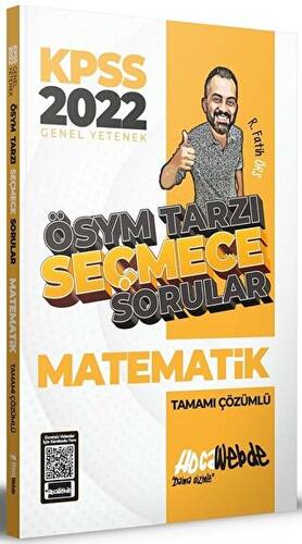 2022 KPSS Matematik ÖSYM Tarzı Seçmece Sorular Tamamı Çözümlü Soru Bankası - 1