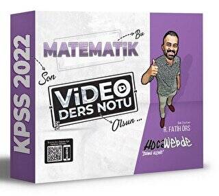 2022 KPSS Matematik Video Ders Notu - 1