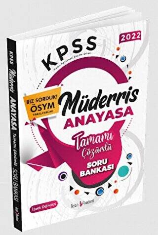 2022 KPSS Müderris Anayasa Tamamı Çözümlü Soru Bankası - 1