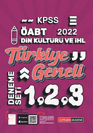 2022 KPSS ÖABT Din Kültürü ve Ahlak Bilgisi 1-2-3 3`lü Deneme - 1