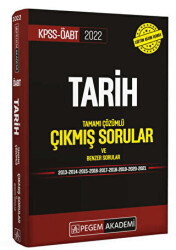 2022 KPSS ÖABT Tarih Tamamı Çözümlü Çıkmış Sorular ve Benzer Sorular - 1