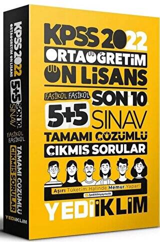 2022 KPSS Ortaöğretim Lise Ön Lisans GYGK Son 10 Sınav Çıkmış Sorular Çözümlü - 1