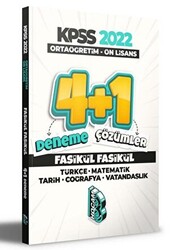 2022 KPSS Ortaöğretim - Önlisans 4+1 Fasikül Deneme - 1
