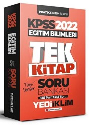 2022 KPSS Pratik Eğitim Serisi Eğitim Bilimleri Tek Kitap Soru Bankası - Yediiklim Yayınları