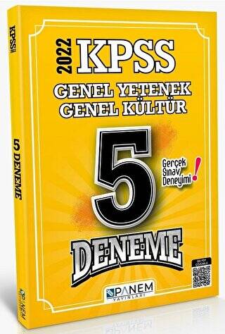 2022 KPSS Tamamı Çözümlü 5 Deneme - 1