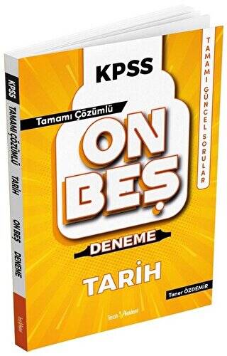 2022 KPSS Tarih 15 Deneme - 1