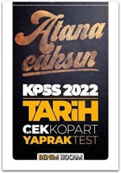 2022 KPSS Tarih Çek Kopart Yaprak Test - 1