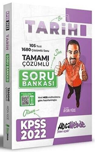 2022 KPSS Tarih Tamamı Çözümlü Soru Bankası - 1