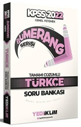 2022 KPSS Türkçe Bumerang Soru Bankası Çözümlü - Yediiklim Yayınları