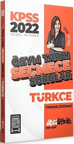 2022 KPSS Türkçe Seçmece Sorular Soru Bankası Çözümlü - 1