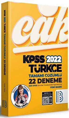 2022 KPSS Türkçe Tamamı Çözümlü 22 Deneme - 1