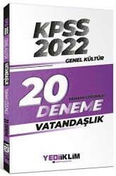 2022 KPSS Vatandaşlık 20 Deneme Çözümlü - 1