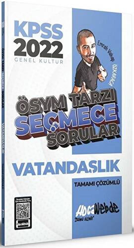 2022 KPSS Vatandaşlık ÖSYM Tarzı Seçmece Sorular Tamamı Çözümlü Soru Bankası - 1