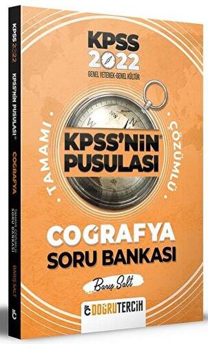 2022 KPSS`nin Pusulası Coğrafya Soru Bankası Çözümlü - 1