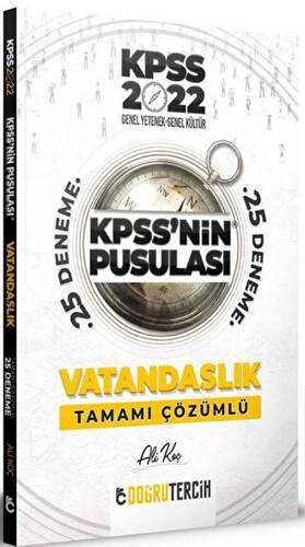 2022 KPSS`NİN Pusulası Vatandaşlık Tamamı Çözümlü 25 Deneme - 1