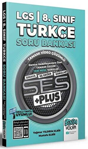 2022 LGS 8. Sınıf Türkçe SES PLUS Soru Bankası - 1